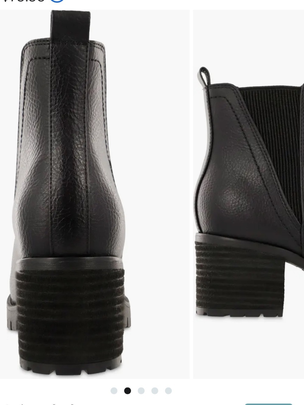 Jody Lug Sole Platform Chelsea Boot Size 10 - Picture 2 of 5